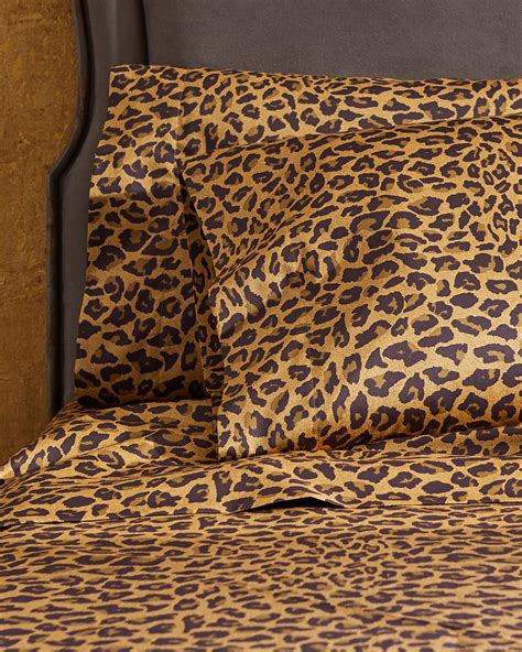 leopard percale sheets.